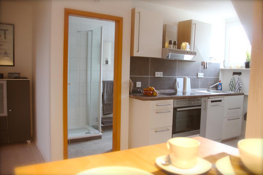 Ferienwohnung Kirchturmblick Euren Treviri Esterno foto